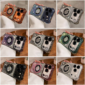 Apple 17 Air Lens Protector Glitter Drop-Proof Phone Case-4626  